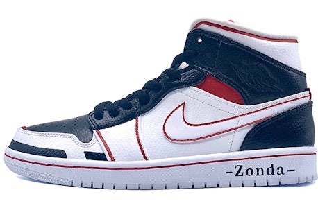 【定制球鞋】 Jordan Air Jordan 1 Mid 豪車 光子血管 帕加尼 魂動風之子 中幫 復古籃球鞋 男款 白黑 Buy 【定制球鞋】 Jordan Air Jordan 1 Mid 豪車 光子血管 帕加尼 魂動風之子 中幫 復古籃球鞋 男款 白黑