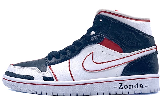 【定制球鞋】 Jordan Air Jordan 1 Mid 豪車 光子血管 帕加尼 魂動風之子 中幫 復古籃球鞋 男款 白黑 Buy 【定制球鞋】 Jordan Air Jordan 1 Mid 豪車 光子血管 帕加尼 魂動風之子 中幫 復古籃球鞋 男款 白黑