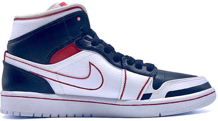 【定制球鞋】 Jordan Air Jordan 1 Mid 豪車 光子血管 帕加尼 魂動風之子 中幫 復古籃球鞋 男款 白黑 Order 【定制球鞋】 Jordan Air Jordan 1 Mid 豪車 光子血管 帕加尼 魂動風之子 中幫 復古籃球鞋 男款 白黑