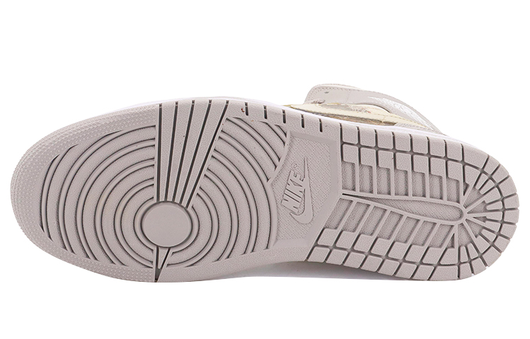 Details for 【定制球鞋】 Jordan Air Jordan 1 Mid 金戈鐵馬 馬上江湖 中幫 復古籃球鞋 男款 淺骨色 麻布 奶油