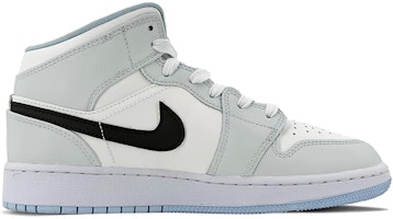 【定制球鞋】Jordan Air Jordan 1 Mid DSC 北極熊 中幫 復古籃球鞋 GS 黑白灰 Order 【定制球鞋】Jordan Air Jordan 1 Mid DSC 北極熊 中幫 復古籃球鞋 GS 黑白灰