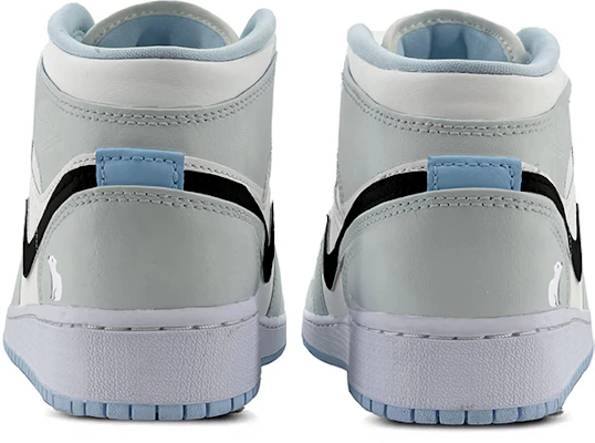 【定制球鞋】Jordan Air Jordan 1 Mid DSC 北極熊 中幫 復古籃球鞋 GS 黑白灰 Shop 【定制球鞋】Jordan Air Jordan 1 Mid DSC 北極熊 中幫 復古籃球鞋 GS 黑白灰