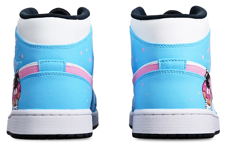 Purchase [定制鞋款] Air Jordan 1 中帮 '熊猫宇航员' 554724-075(TeamT-甜甜圈宇航员S-BOX)