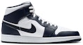 Order 【定製球鞋】 Jordan Air Jordan 1 Mid 新中式 熊貓抱竹 防滑耐磨 中筒 復古籃球鞋 男款 藍白綠