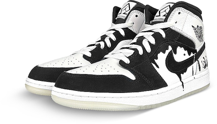 커스텀 에어 조던 1 미드 '판다 레이저' (Custom 에어 조던 1 미드 '판다 레이저') DN4321-100(Team叁-女AJ流淌熊猫) Lookbook 커스텀 에어 조던 1 미드 '판다 레이저' (Custom 에어 조던 1 미드 '판다 레이저') DN4321-100(Team叁-女AJ流淌熊猫)