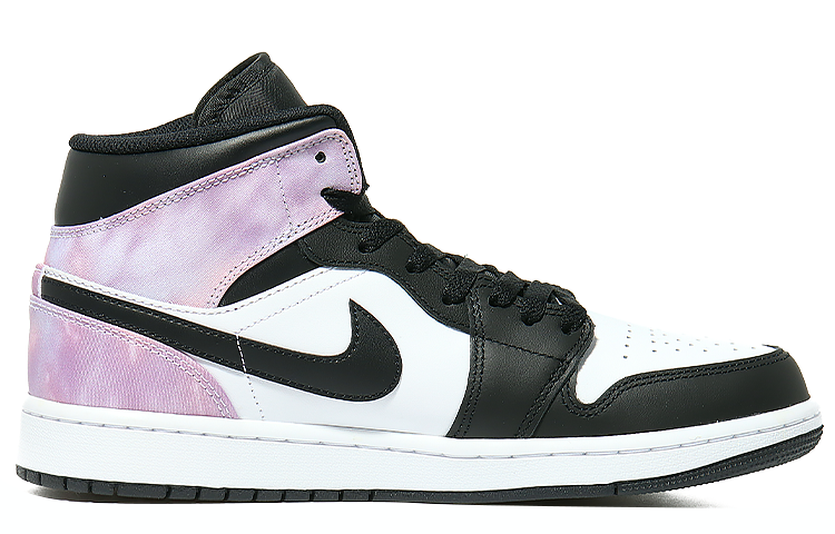 Order [Kasut Custom] Air Jordan 1 Mid 'Panda Bunga Merah Kecil' DM1200-001(Team10-熊猫小红花)