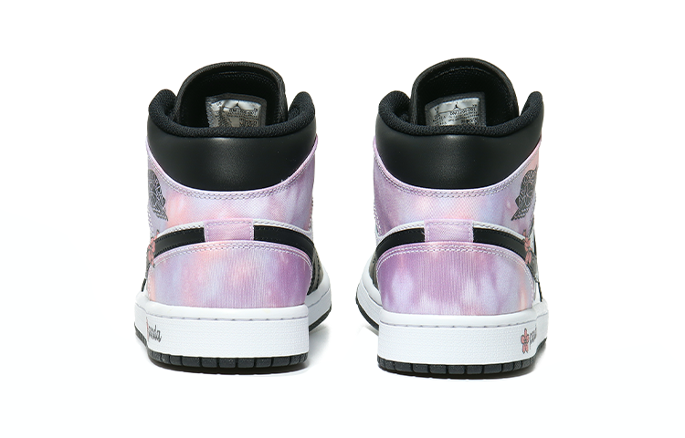 Purchase [Kasut Custom] Air Jordan 1 Mid 'Panda Bunga Merah Kecil' DM1200-001(Team10-熊猫小红花)