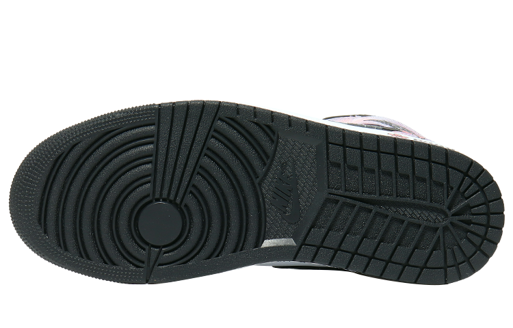 Details for [Kasut Custom] Air Jordan 1 Mid 'Panda Bunga Merah Kecil' DM1200-001(Team10-熊猫小红花)