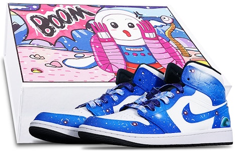 【定制鞋款】Air Jordan 1 Mid '熊猫元宇宙蓝白' 554724-075(TeamT-元宇宙S-BOX) Buy 【定制鞋款】Air Jordan 1 Mid '熊猫元宇宙蓝白' 554724-075(TeamT-元宇宙S-BOX)