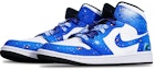 Shop 【定制鞋款】Air Jordan 1 Mid '熊猫元宇宙蓝白' 554724-075(TeamT-元宇宙S-BOX)