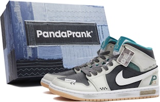 【訂製球鞋】 Jordan Air Jordan 1 熊貓惡作劇 PandaRetro經典賽車 中筒 復古藍球鞋 男款 灰白 Buy 【訂製球鞋】 Jordan Air Jordan 1 熊貓惡作劇 PandaRetro經典賽車 中筒 復古藍球鞋 男款 灰白