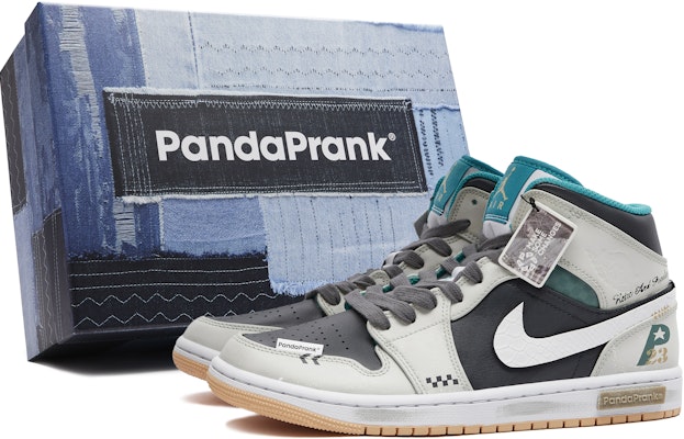 【訂製球鞋】 Jordan Air Jordan 1 熊貓惡作劇 PandaRetro經典賽車 中筒 復古藍球鞋 男款 灰白 Buy 【訂製球鞋】 Jordan Air Jordan 1 熊貓惡作劇 PandaRetro經典賽車 中筒 復古藍球鞋 男款 灰白