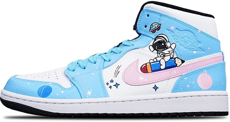 カスタムAJ1ミッド「パンダ鉛筆宇宙飛行士」 554724-075(TeamT-铅笔宇航员S-BOX) Buy カスタムAJ1ミッド「パンダ鉛筆宇宙飛行士」 554724-075(TeamT-铅笔宇航员S-BOX)