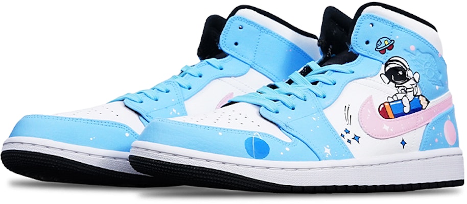 カスタムAJ1ミッド「パンダ鉛筆宇宙飛行士」 554724-075(TeamT-铅笔宇航员S-BOX) Lookbook カスタムAJ1ミッド「パンダ鉛筆宇宙飛行士」 554724-075(TeamT-铅笔宇航员S-BOX)