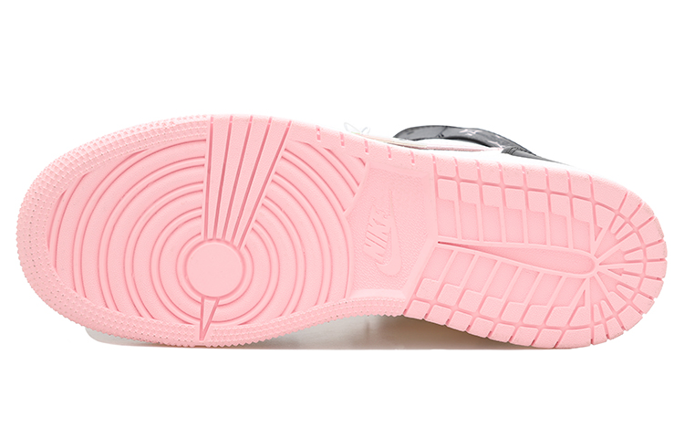 Purchase 에어 조던 1 미드 '판다 딸기 리본' (커스텀) 555112-061(Team拾玖-黑粉兔S-BOX）