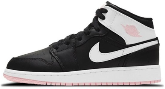 에어 조던 1 미드 '판다 딸기 리본' (커스텀) 555112-061(Team拾玖-黑粉兔S-BOX) Sizing 에어 조던 1 미드 '판다 딸기 리본' (커스텀) 555112-061(Team拾玖-黑粉兔S-BOX)