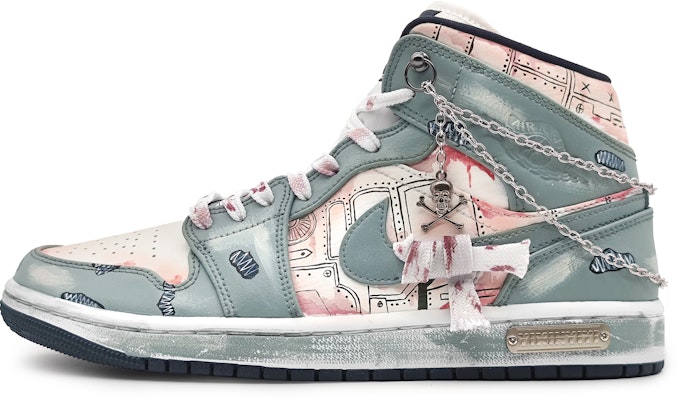 에어 조던 1 미드 '평화의 노래' (커스텀) 554724-174(Team16-和平之歌红锈青) Buy 에어 조던 1 미드 '평화의 노래' (커스텀) 554724-174(Team16-和平之歌红锈青)