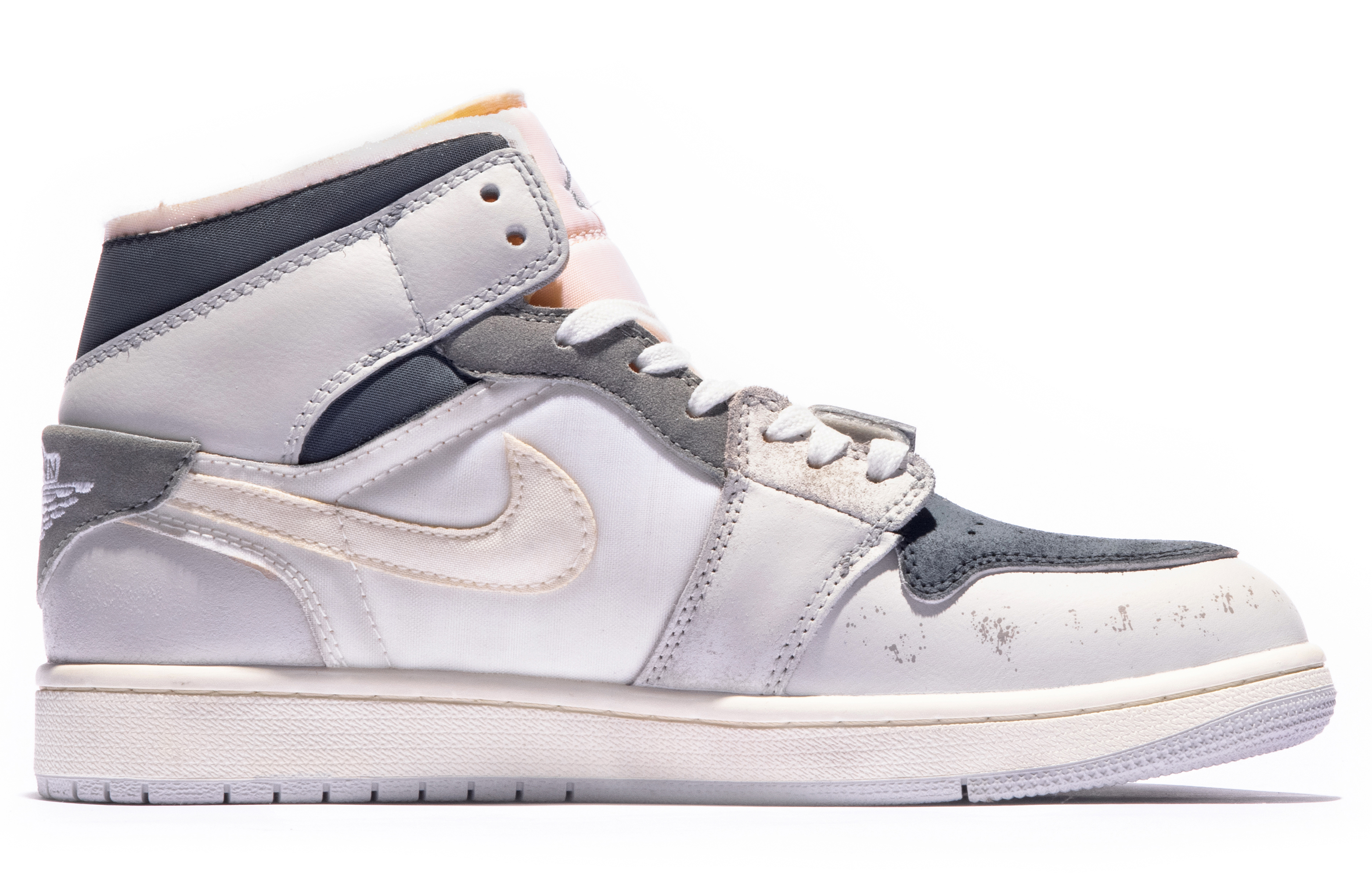 Lookbook [定制鞋款] Air Jordan 1 Mid '百事灰白' DM9652-100(TeamM-男款百事从欢S-BOX)