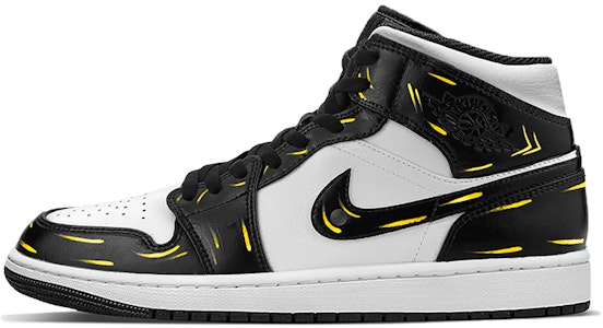 【定制球鞋】 Air Jordan 1 Mid「Island Green」中幫 宠物 暗黑 小精灵 皮卡皮卡 立體可旋轉可拆卸閃電、雷電和空氣波尾巴 二次元 板鞋 男款 黑黃 寶可夢 Sizing 【定制球鞋】 Air Jordan 1 Mid「Island Green」中幫 宠物 暗黑 小精灵 皮卡皮卡 立體可旋轉可拆卸閃電、雷電和空氣波尾巴 二次元 板鞋 男款 黑黃 寶可夢