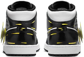 カスタムAJ1ミッド ピカチュウ島グリーン 554724-132(TeamY-男款皮卡丘黑色) 1