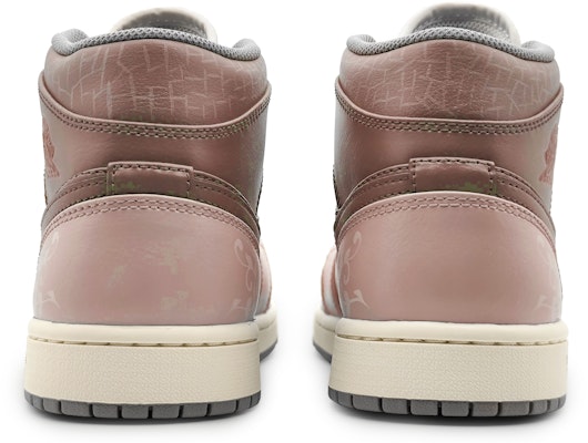【客製化球鞋】Jordan Air Jordan 1 Mid 牆出粉杏 底紋暗花 粉棕浪漫 中式 中筒 復古籃球鞋 男款 粉色 Purchase 【客製化球鞋】Jordan Air Jordan 1 Mid 牆出粉杏 底紋暗花 粉棕浪漫 中式 中筒 復古籃球鞋 男款 粉色