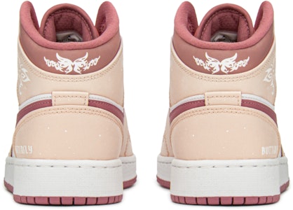 에어 조던 1 미드 '핑크 나비' (커스텀) DQ8423-616(TeamA-粉蝶) Shop 에어 조던 1 미드 '핑크 나비' (커스텀) DQ8423-616(TeamA-粉蝶)