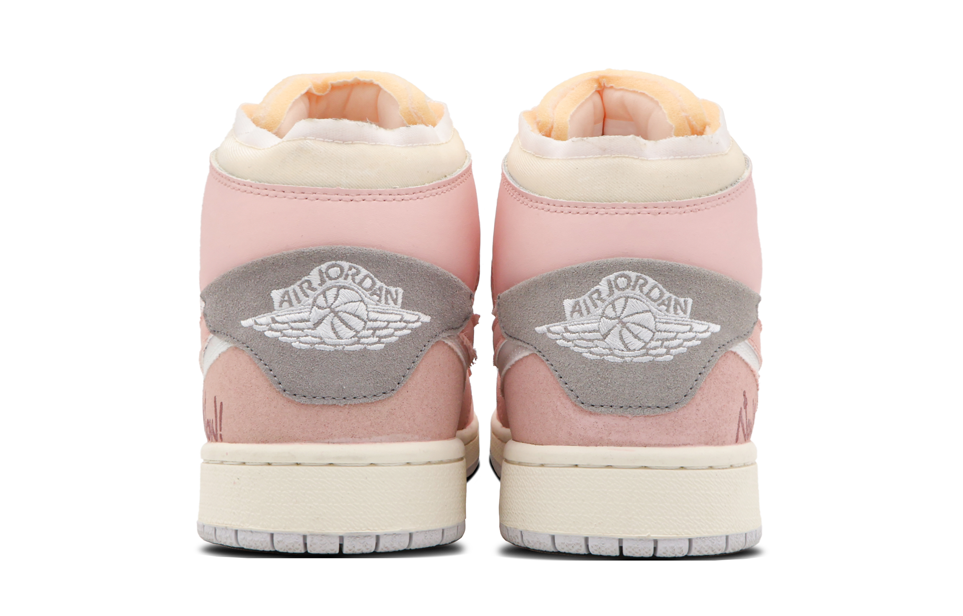 Shop [Zapatillas Personalizadas] Air Jordan 1 Mid 'Pink Doll' DM9652-100(Team53-男款粉色玩偶S-BOX)