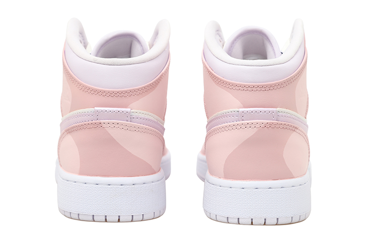 Shop 【カスタムシューズ】エアジョーダン1ミッド 'ピンクパープルフォックスハート' DQ8423-501(Team拾玖-甜酷街头女S-BOX）