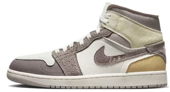 에어 조던 1 미드 '핑크 화이트 브라운 스웨이드 팬더' (커스텀) DM9652-102(Team拾柒-男款中帮小熊猫球鞋) Details for 에어 조던 1 미드 '핑크 화이트 브라운 스웨이드 팬더' (커스텀) DM9652-102(Team拾柒-男款中帮小熊猫球鞋)