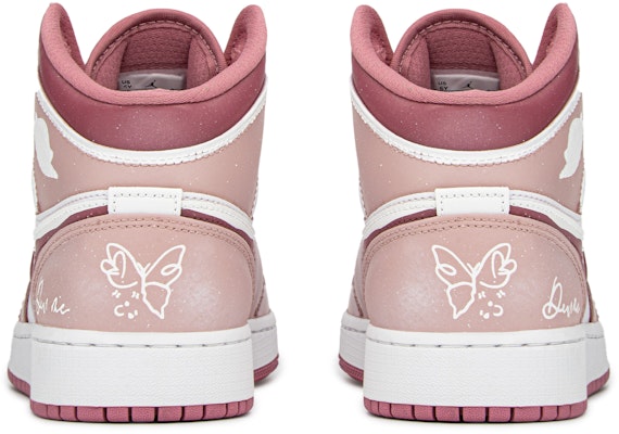 【定制鞋款】Air Jordan 1 Mid '粉白精灵女孩' DQ8423-616(TeamA-精灵女孩) Shop 【定制鞋款】Air Jordan 1 Mid '粉白精灵女孩' DQ8423-616(TeamA-精灵女孩)