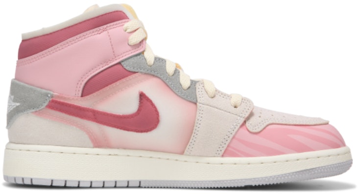 에어 조던 1 미드 '핑크 지브라 그라데이션' (커스텀) DM9652-100-444244 Order 에어 조던 1 미드 '핑크 지브라 그라데이션' (커스텀) DM9652-100-444244