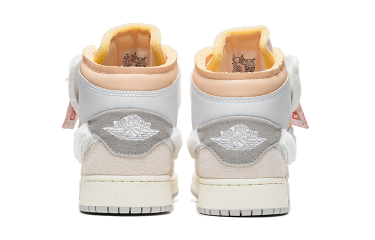 Shop [Sepatu Custom] Air Jordan 1 Mid 'Plush Rabbit Imlek' DQ3726-100(TeamB-女款毛绒兔轻)