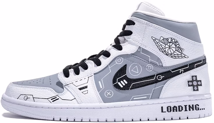 custom-shoes-air-jordan-1-mid-ps-5-console