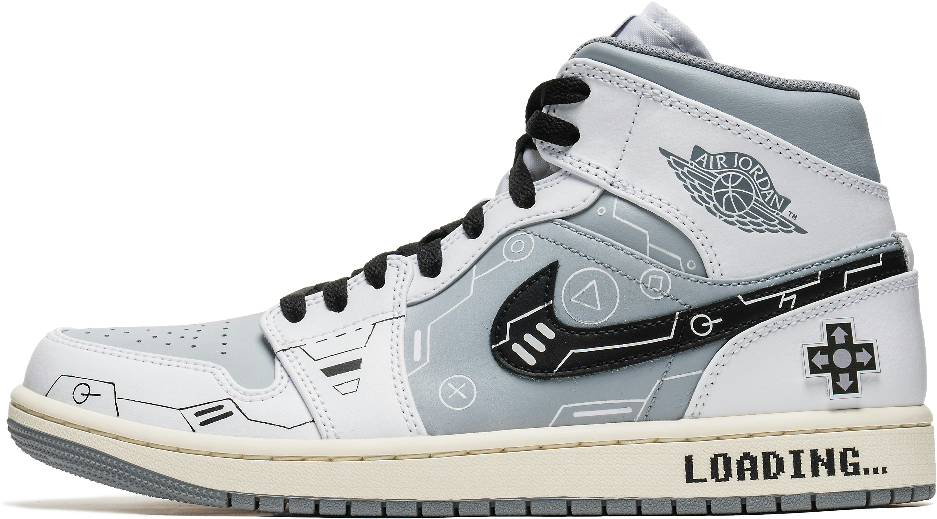 custom-shoes-air-jordan-1-mid-ps-5-grey-console