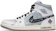 Buy カスタムAJ1 MID "PS5グレー" 554724-135(TeamB-男款灰电玩Mid)