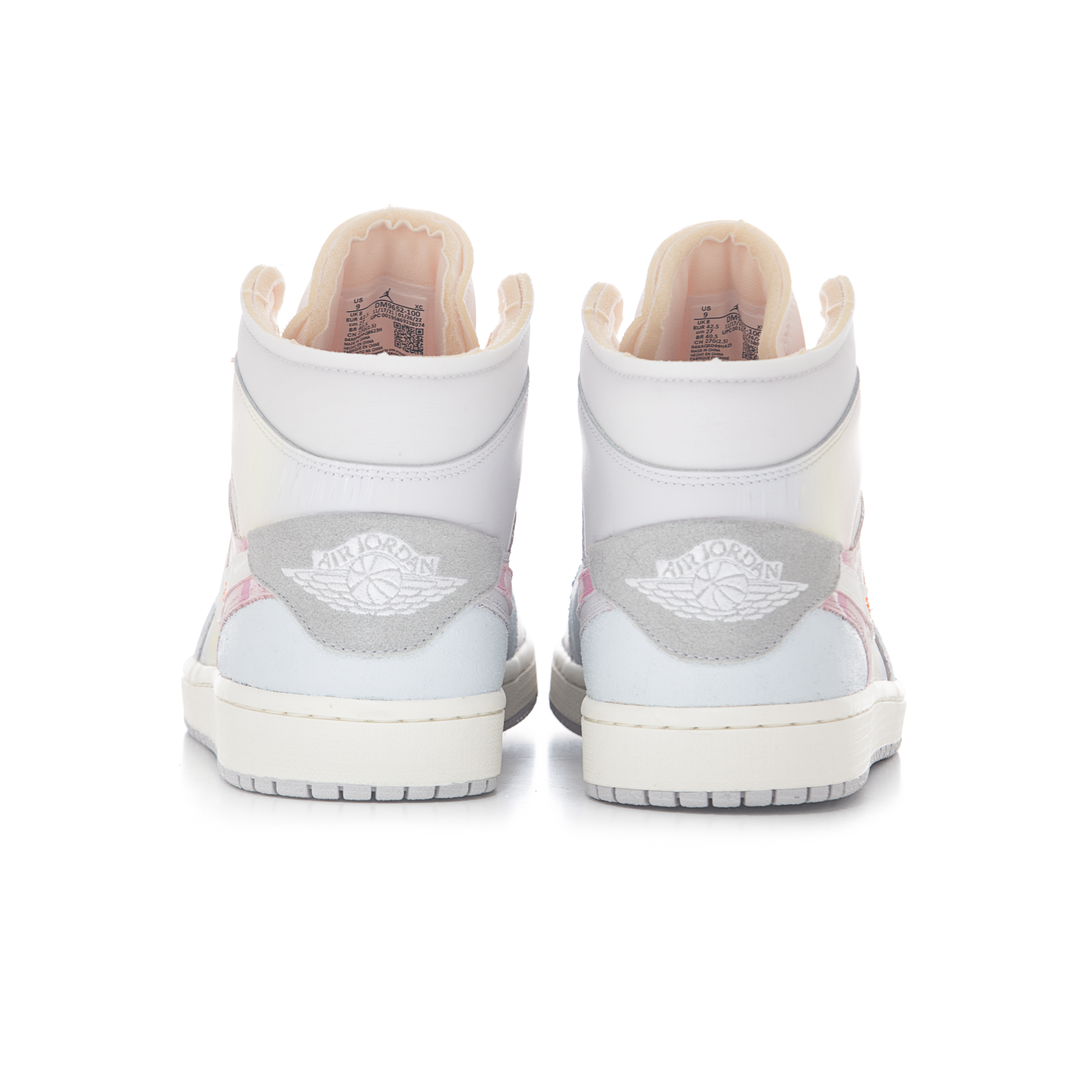 Shop 커스텀 에어 조던 1 미드 '퍼플 그라데이션 타이다이' (Custom AJ1 Mid '퍼플 그라데이션') DM9652-100(Team60-炫花开男款)