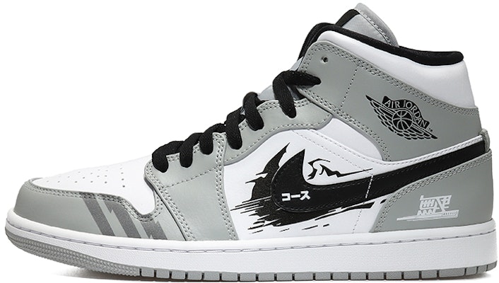 에어 조던 1 미드 '레이싱 월드 스모크 그레이' (커스텀) 554724-092(Team10-赛车世界烟灰QD) Buy 에어 조던 1 미드 '레이싱 월드 스모크 그레이' (커스텀) 554724-092(Team10-赛车世界烟灰QD)