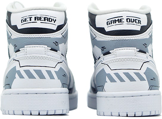 カスタムAJ1ミッド "レトロゲーム機" 554724-130(TeamR-男款喷涂手绘电路图) Shop カスタムAJ1ミッド "レトロゲーム機" 554724-130(TeamR-男款喷涂手绘电路图)