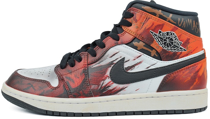 에어 조던 1 미드 '리들러' (커스텀) 554724-170(TeamR-男款谜语人黑红) Buy 에어 조던 1 미드 '리들러' (커스텀) 554724-170(TeamR-男款谜语人黑红)