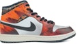 Order 에어 조던 1 미드 '리들러' (커스텀) 554724-170(TeamR-男款谜语人黑红)