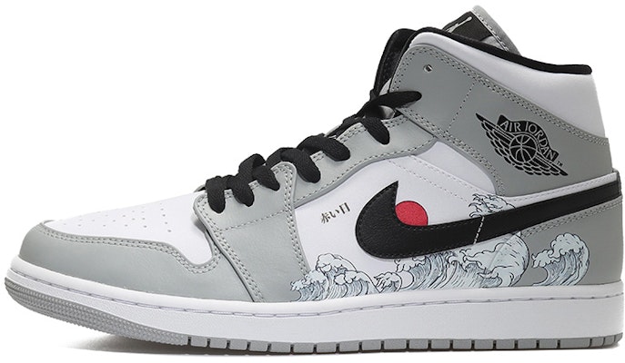 에어 조던 1 미드 '욱일승천' (커스텀) 554724-092(Team10-旭日东升男烟灰QD) Buy 에어 조던 1 미드 '욱일승천' (커스텀) 554724-092(Team10-旭日东升男烟灰QD)