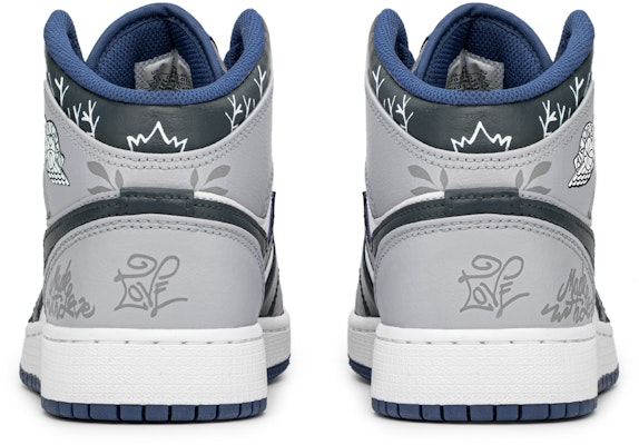 커스텀 에어 조던 1 미드 '로즈 그레이-화이트' DQ8423-014(TeamA-爱情物语S-BOX) Purchase 커스텀 에어 조던 1 미드 '로즈 그레이-화이트' DQ8423-014(TeamA-爱情物语S-BOX)