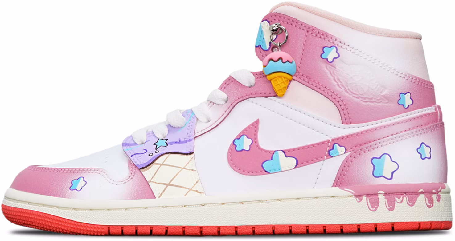 custom-shoes-air-jordan-1-mid-rose-lychee-ice-cream