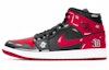 Buy 【定制球鞋】Jordan Air Jordan 1 Mid FZBB 櫻木花道 禁穿 灌籃高手 二次元動漫 中幫 復古籃球鞋 男款 黑紅