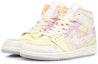 Lookbook 에어 조던 1 미드 '삼바 페이즐리 핑크 옐로우' (커스텀) DM9652-100(Team60男款桑巴)