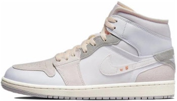 【訂製籃球鞋】Jordan Air Jordan 1 mid 桑巴 腰果花 多巴胺 貼布 中筒 復古籃球鞋 男款 粉黃 Details for 【訂製籃球鞋】Jordan Air Jordan 1 mid 桑巴 腰果花 多巴胺 貼布 中筒 復古籃球鞋 男款 粉黃