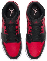 【定制球鞋】 Jordan Air Jordan 1 Mid 野鶴製造 干柿鬼鮫 火影忍者 二次元 動漫專屬定制 中幫 復古籃球鞋 男款 黑紅白 1