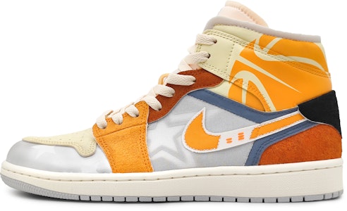 커스텀 에어 조던 1 미드 '실버 오렌지' DM9652-100(Team16-男款篮球火橙) Buy 커스텀 에어 조던 1 미드 '실버 오렌지' DM9652-100(Team16-男款篮球火橙)