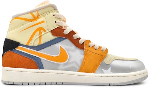 커스텀 에어 조던 1 미드 '실버 오렌지' DM9652-100(Team16-男款篮球火橙) Order 커스텀 에어 조던 1 미드 '실버 오렌지' DM9652-100(Team16-男款篮球火橙)