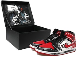 【定製球鞋】Jordan Air Jordan 1 Mid OKHR 熱血青春 灌籃高手 塗鴉 動漫二次元 7號 宮城良田 中幫 復古籃球鞋 GS 黑紅白 Buy 【定製球鞋】Jordan Air Jordan 1 Mid OKHR 熱血青春 灌籃高手 塗鴉 動漫二次元 7號 宮城良田 中幫 復古籃球鞋 GS 黑紅白